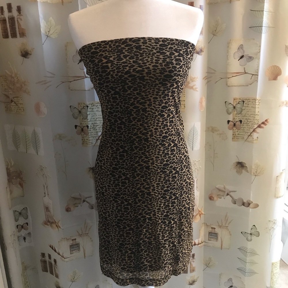 Express Leopard print dress